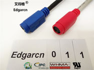 Transfer Data Din Power Cable, Industrial Custom Cable Assemblies Rj45 Cat5 Male