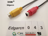 Transfer Data Din Power Cable, Industrial Custom Cable Assemblies Rj45 Cat5 Male
