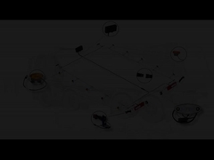 Quick Click-In Overmold Connector untuk Single Marker Clearance Lights dengan Optimized Cable Specificat