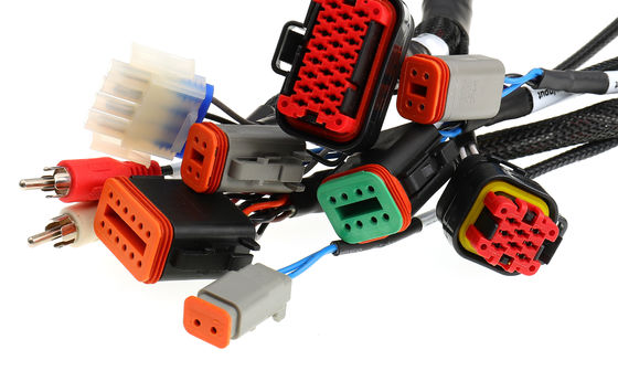 Over Moulded Strain Relief PCBA Assembly Electronic Wiring Harness UL Disetujui
