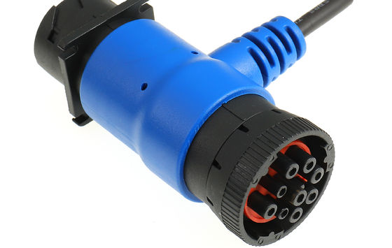Heavy Duty J1939 Male To Female Extension Kabel OBD Untuk Pemasangan Gateway Kendaraan