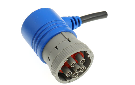 Heavy Duty J1939 Male To Female Extension Kabel OBD Untuk Pemasangan Gateway Kendaraan