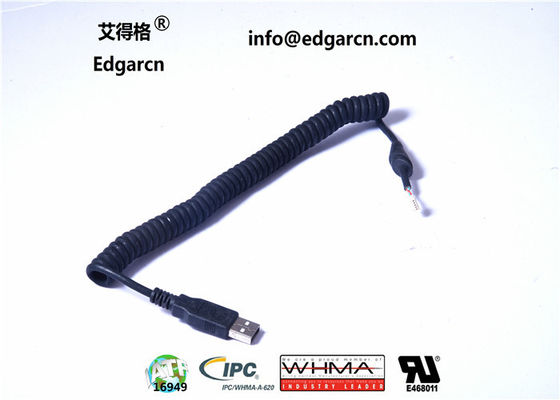 Ul Awg 28 - 10 Dc Kabel Ekstensi Kabel Daya Sudut Kanan Dengan Multi Warna