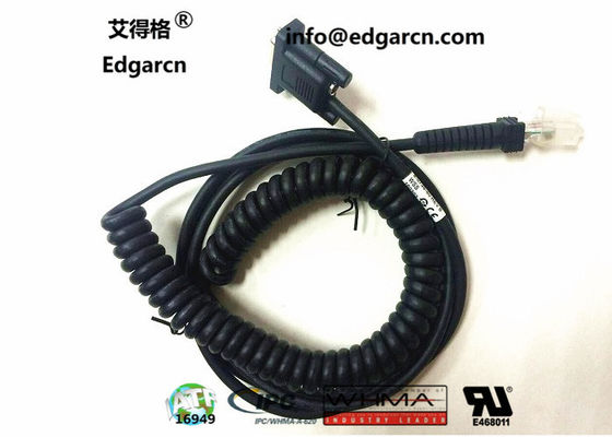 Kabel Transfer Data Hitam 8-0736-80 Vx810, Pvc Oem Wiring Harness Untuk Verifone