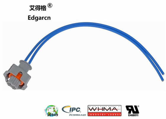 Panjang 200mm Mesin Wiring Harness 1 Connector 2 Wire Sensor Suhu Pigtail