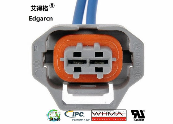 Panjang 200mm Mesin Wiring Harness 1 Connector 2 Wire Sensor Suhu Pigtail