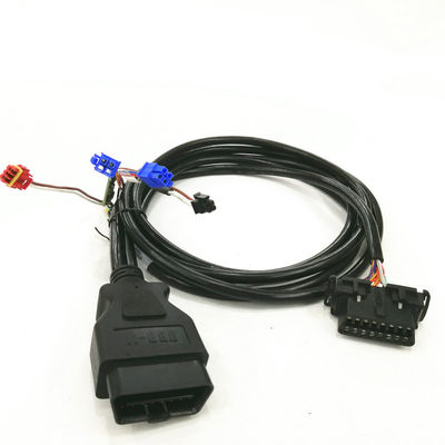 Suku Cadang Otomotif Kabel Obd2 Warna Hitam Dengan Iatf16949 Sertifikasi
