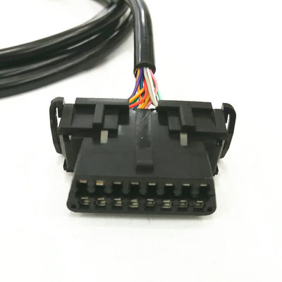 Suku Cadang Otomotif Kabel Obd2 Warna Hitam Dengan Iatf16949 Sertifikasi