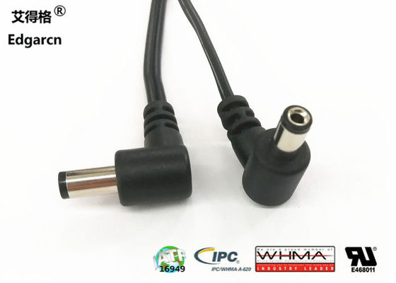 Edgar Industrial Wire Harness Kanan Angle Dc Daya Extension Cable 5.5 * 2.1mm Male