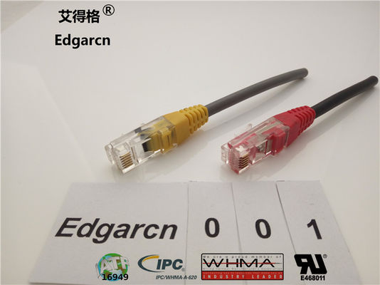 Komunikasi Data Rakitan Kawat Kustom Rj45 Plug Panjang Disesuaikan