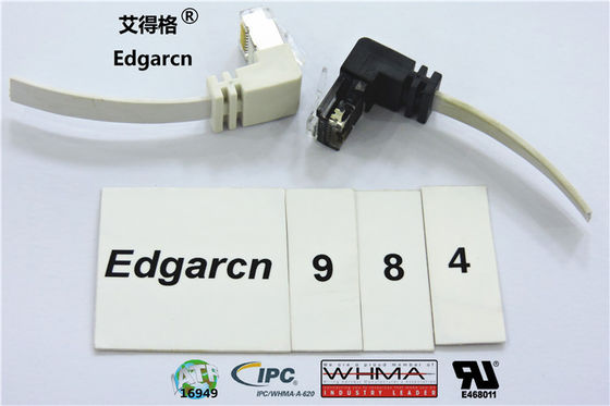 Bahan Pvc Cat5e Kabel Utp Rj45 Plug Dengan Panjang / Warna Disesuaikan