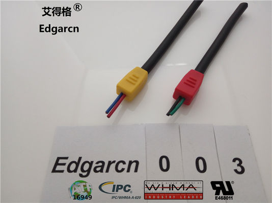 Lebih dari Molded Wire Custom Majelis Saringan Strain Relief Dengan Warna Disesuaikan