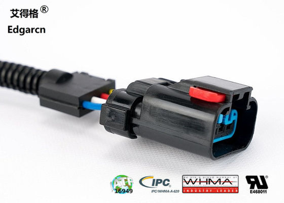 Bahan Diesel Glow Plug Engine Wiring Harness Pa66 Warna Hitam Iatf16949