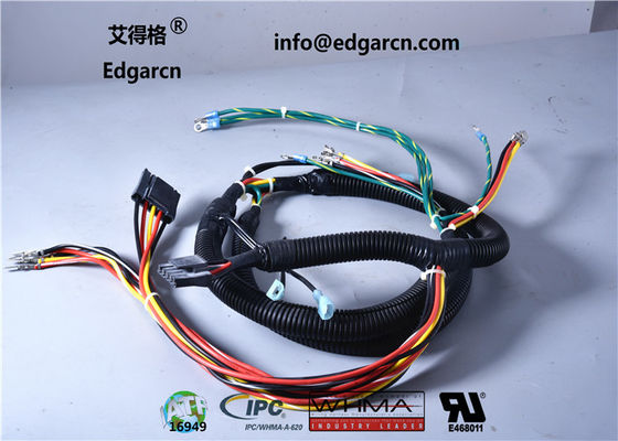 Black / Red Edgarcn Game Machine Harness 24 - 18awg With Oem Odm Service