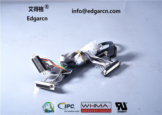 Mesin Game Flat Idc Harness Ul 1007 1015 1569 24 - 16awg Dengan Panjang 200 - 500mm
