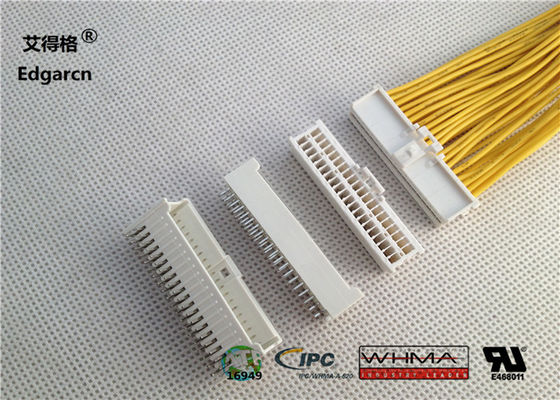 40 Pin Molex Wire Connectors 2mm Nylon 66 Ul94v-0 Dengan Rating Saat Ini 3.0a Ac Dc