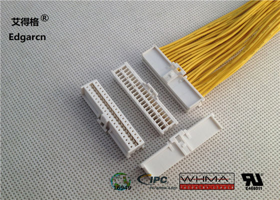 40 Pin Molex Wire Connectors 2mm Nylon 66 Ul94v-0 Dengan Rating Saat Ini 3.0a Ac Dc