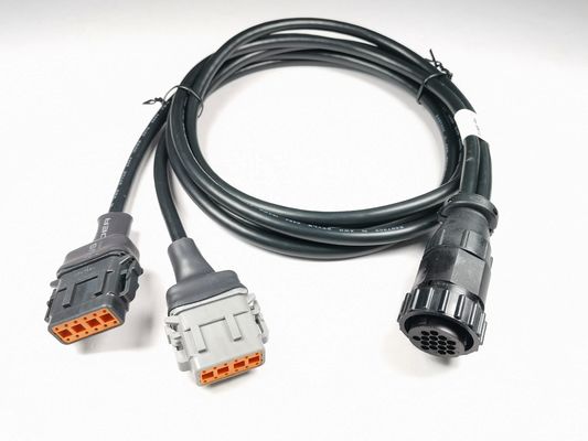 Durable High-Performance Cable Assembly with Tyco 3pin Sensor Connector and PA66 Gasket for Customized Sensor Wiring Harness