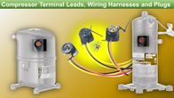 Pengkabelan Kabel Ac Dc Harness Elektronik Steker Kompresor Cetakan Cocok untuk AC Pembawa