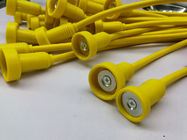 Kabel Kuning Kawat Harness Magnetic Safe Cable Pvc Jacket Dengan Overmolded Berakhir