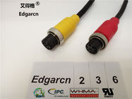 Injection Molding Custom Wire Assemblies Din Power Cable Dengan Layanan Oem / Odm