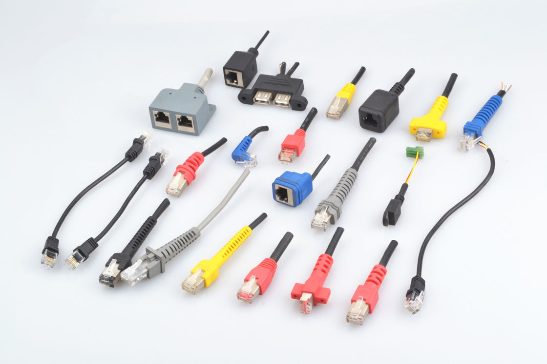 2 Telinga Transfer Data Kabel, Usb 2.0 Jenis Molding Plastik Injeksi Perempuan