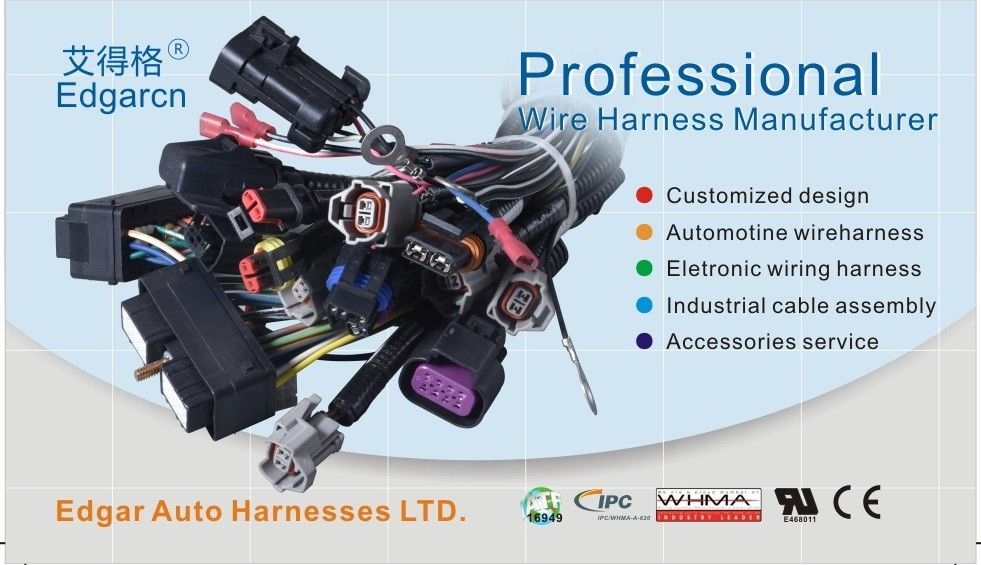 Auto Wiring Harness kit, Bahan Mesin Diesel Kawat Harness Pa66