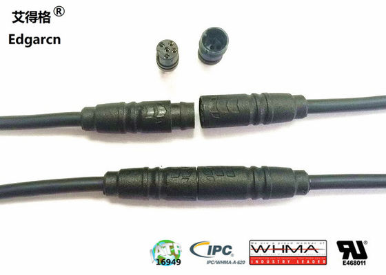 E - Bike Control Circular Connector Cable Assembly, M6 Custom Molded Cable Assemblies